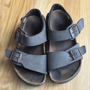 Kids Brown leather Sandals